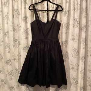 Vixen by Micheline Pitt Black Sweetheart swing dress